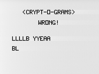 Crypt-O-Grams 3